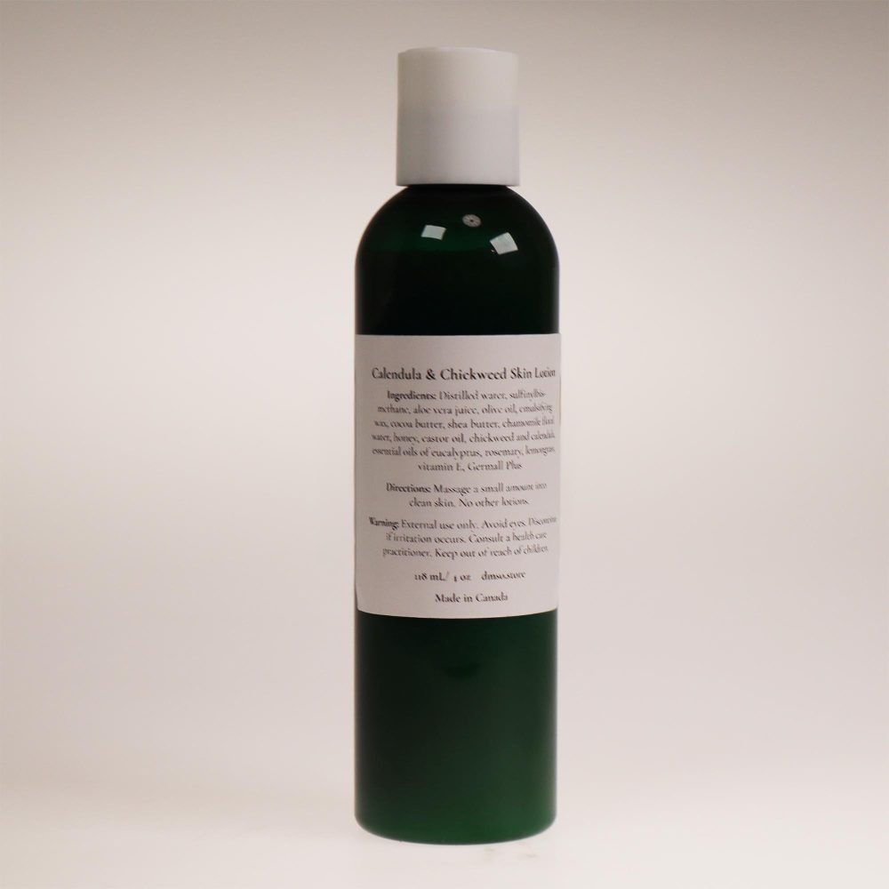 DMSO Store Calendula & Chickweed Skin Lotion 4 oz 2K72