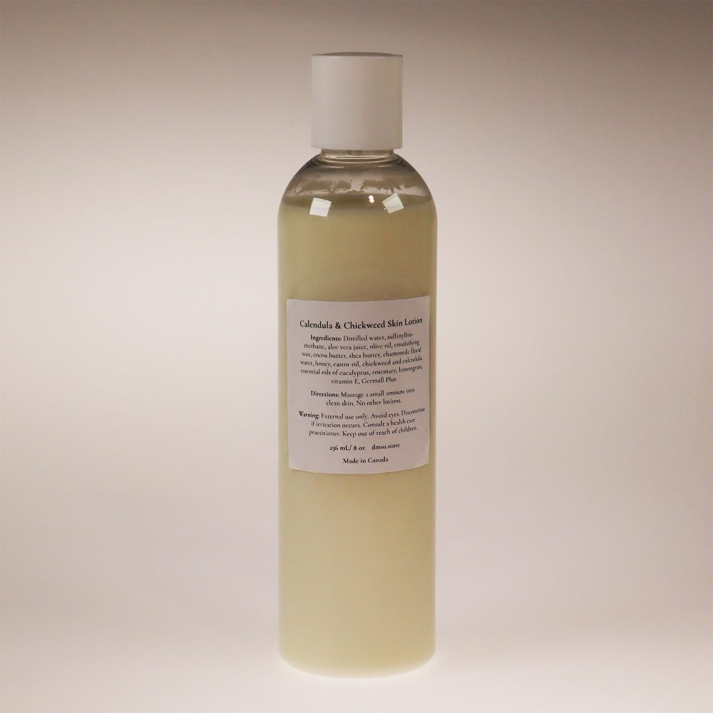 DMSO Store Calendula and Chickweed Skin Lotion 8 oz 2K72