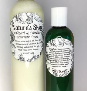 DMSO Store - Nature's Skin Eczema Lotion with Calendula Chickweed with DMSO