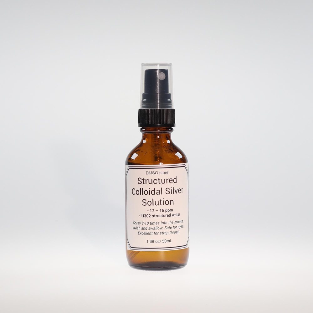 DMSO Store Structured Colloidal Silver Solution 50mL 2K72