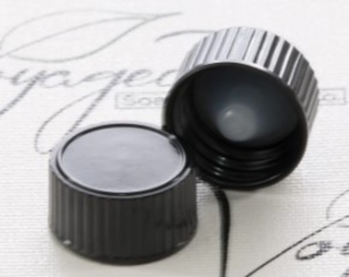 Yum Naturals Emporium - Bringing the Wisdom of Mother Nature to Life - Solid black caps for 30mL or 50mL dropper bottles