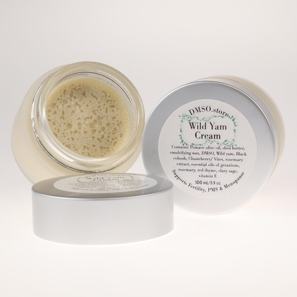 DMSO store Wild Yam Cream 100 mL jar 2K72