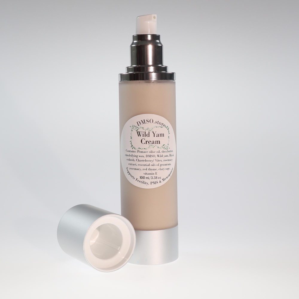DMSOstore Wild Yam Cream 100mL pump bottle 2K72