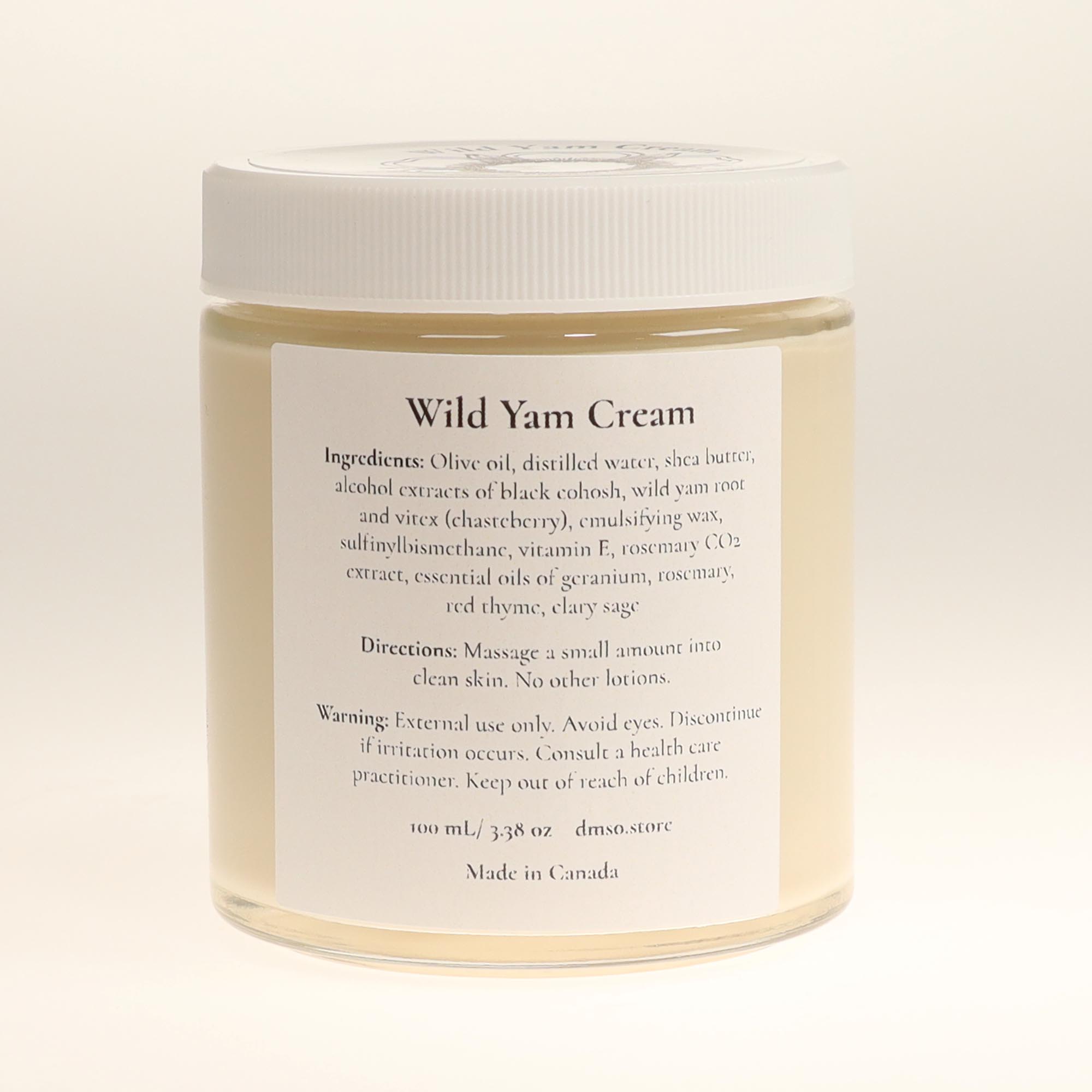 DMSO Store Wild Yam 100 mL jar 2K72