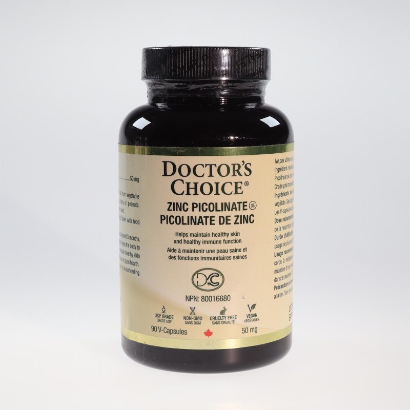 DMSO Store Doctor's Choice Zinc picolinate front 2K72