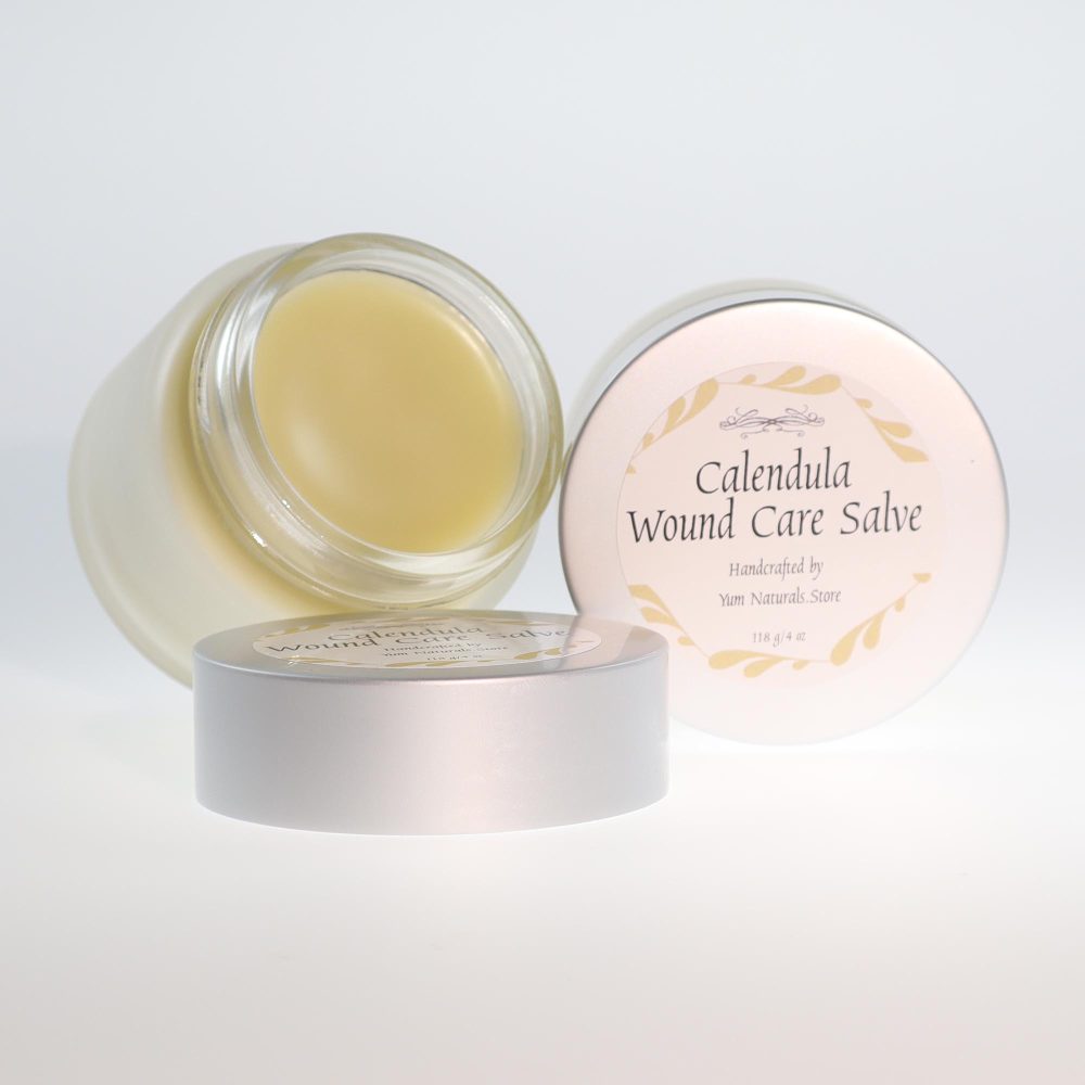 DMSO Store Calendula Wound Care Salve 118g open 2K72