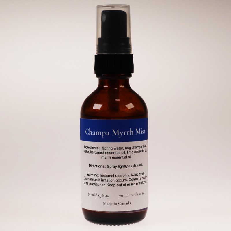 Champa Myrrh Mist spray bottle