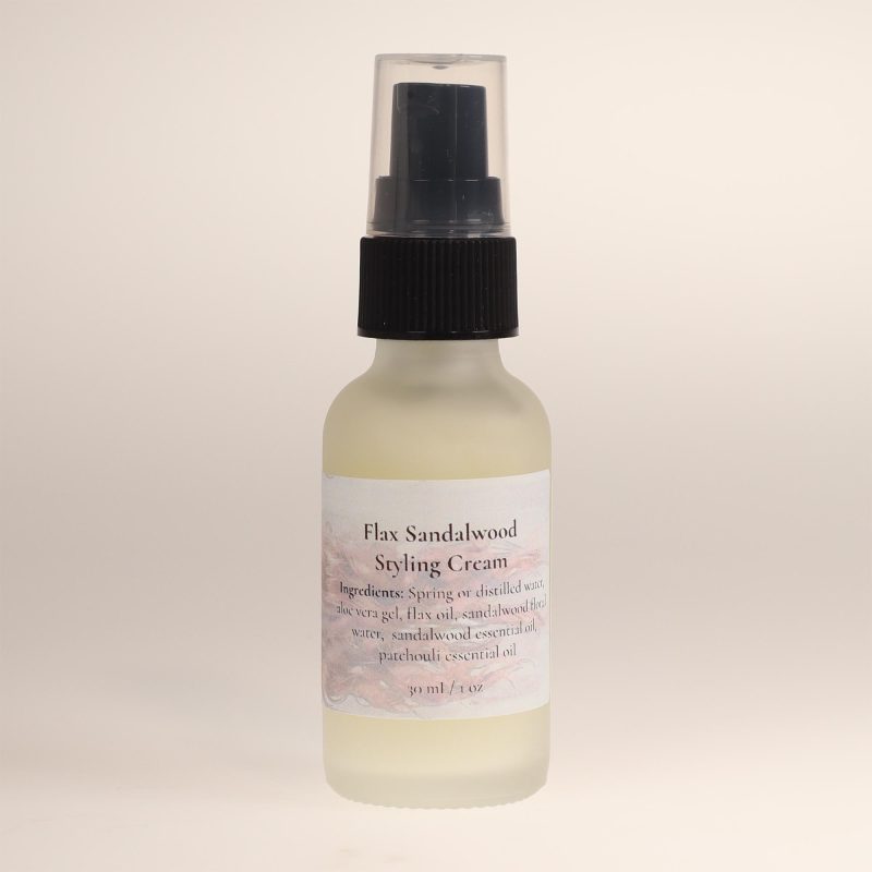 Flax Sandalwood Styling Cream bottle