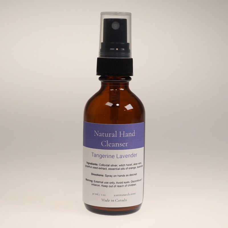 Natural Hand Cleanser Tangerine-Lavender scent
